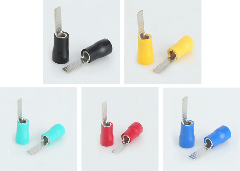 Insulated crimp blade terminals,crimp blade terminals,blade terminals,bootlace ferrule,terminals