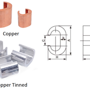 C shape copper connector