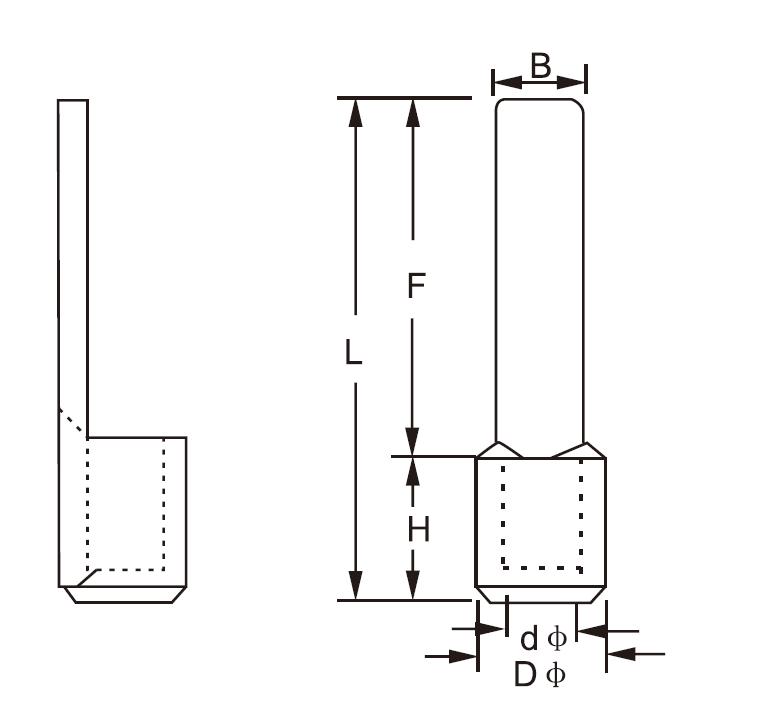 Non-insulated crimp blade connector,crimp blade connector, terminal, bootlace ferrule,blade connector