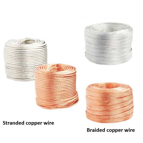 Flat Copper Tinned Ground Strap