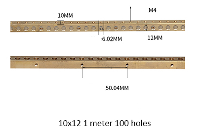 10x12 Earth Bars 1 meter 100 holes