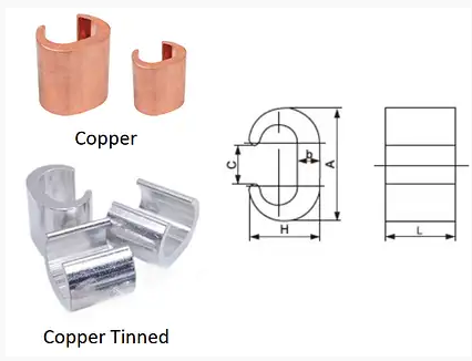 Copper C - tap press-on Connector